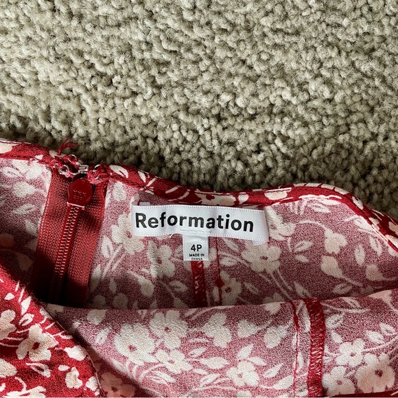Reformation Zoe Skirt 4 Petites - Picture 5 of 8